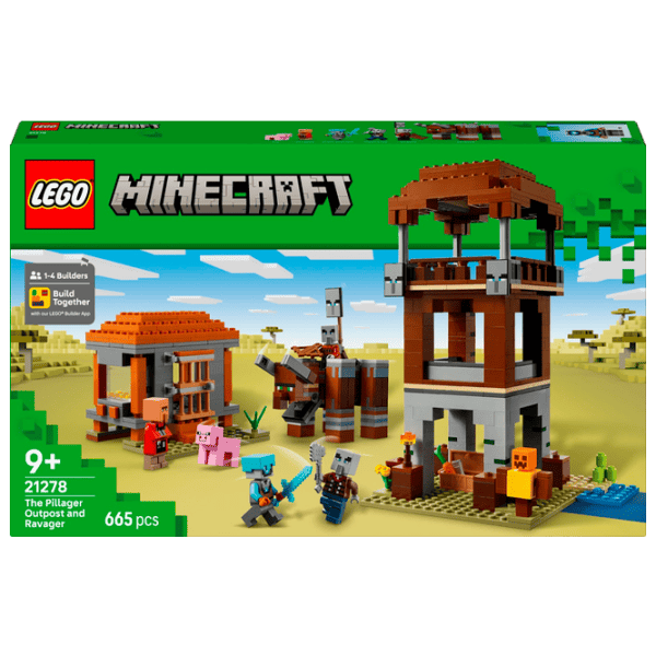 Constructor LEGO The Pillager Outpost & Ravager Clasic/ Brown photo 1