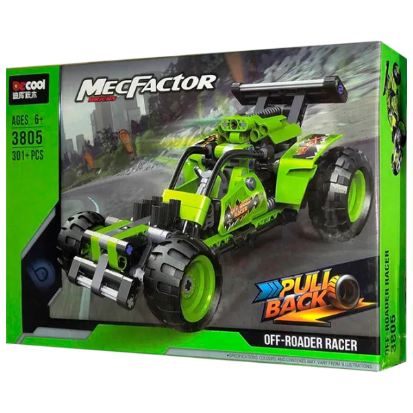 Constructor DeCool Off-Roader Racer Mașină/ Green photo 1