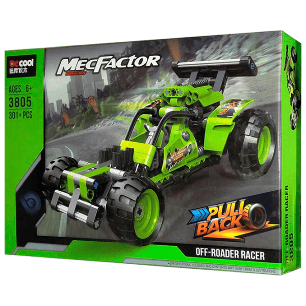 Constructor DeCool Off-Roader Racer Mașină/ Green photo 1
