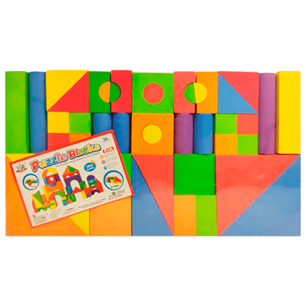 Конструктор Lulu Puzzle Blocks Классический/ Оранжевый photo 1