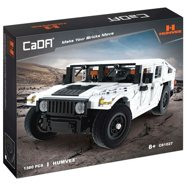 Конструктор CaDa Hummer Humvee Автомобиль/ Белый photo 1