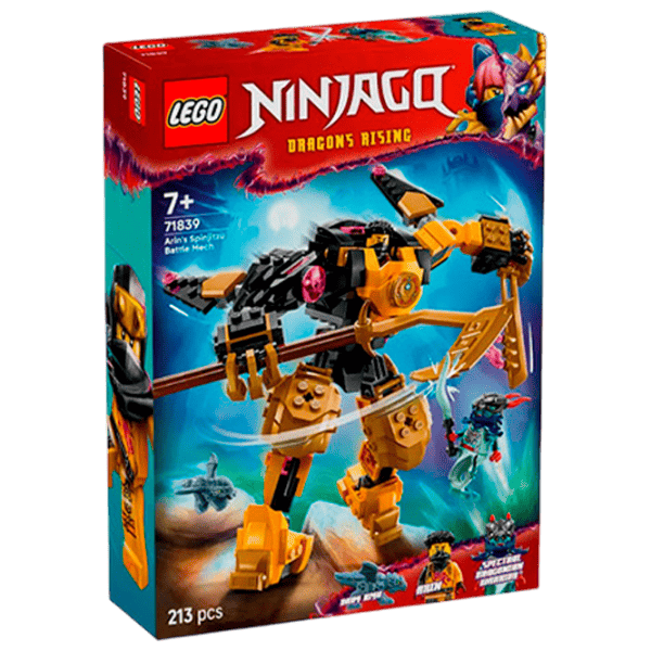 Constructor LEGO Arin's Spinjitzu Battle Mech Robot/ Yellow photo 1