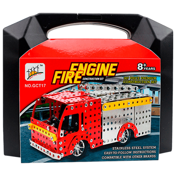Constructor Lulu Fire Engine Transport/ Red photo 1