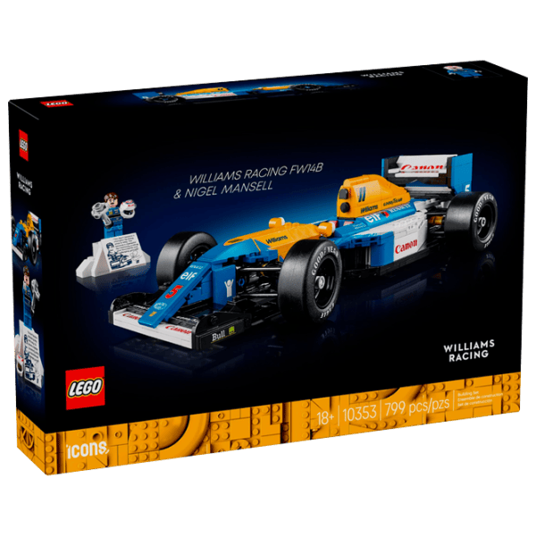 Конструктор LEGO Williams Racing FW14B & Nigel Mansell Автомобиль/ Синий photo 1