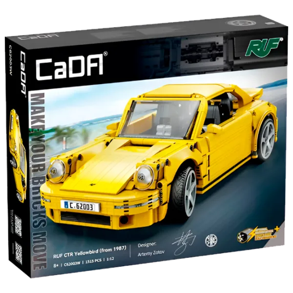 Конструктор CaDa RUF CTR Автомобиль/ Желтый photo 1