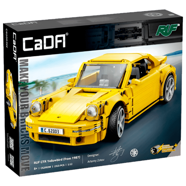 Конструктор CaDa RUF CTR Автомобиль/ Желтый photo 1