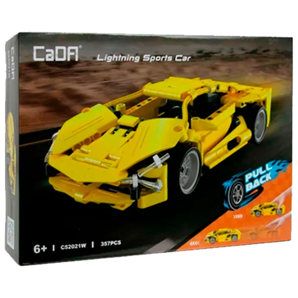 Конструктор CaDa Lightning Sport Car Автомобиль/ Желтый photo 1