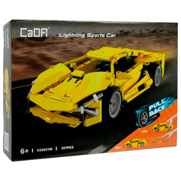 Конструктор CaDa Lightning Sport Car Автомобиль/ Желтый photo 1