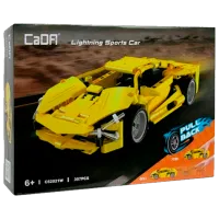 Конструктор CaDa Lightning Sport Car Автомобиль/ Желтый