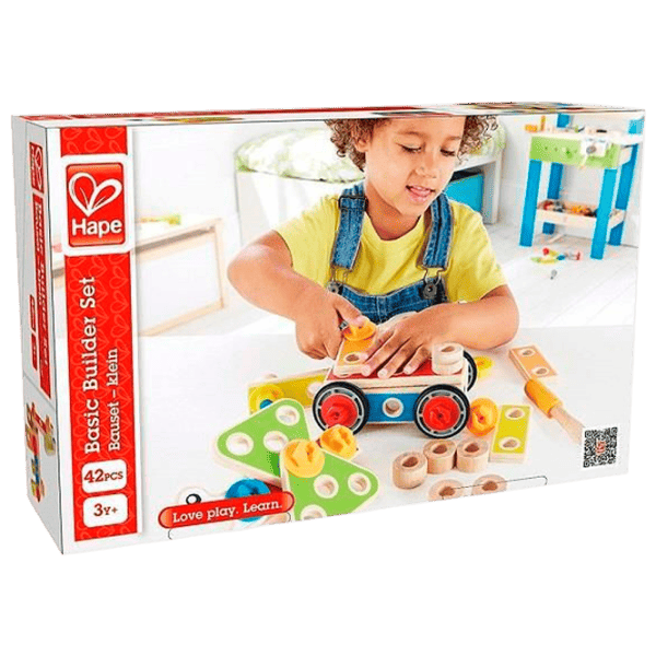 Конструктор Hape Basic Builder Set Классический/ Коричневый photo 1