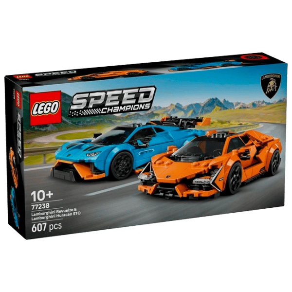 Constructor LEGO Lamborghini Revuelto & Lamborghini Huracán STO Mașină/ Multicolor photo 1