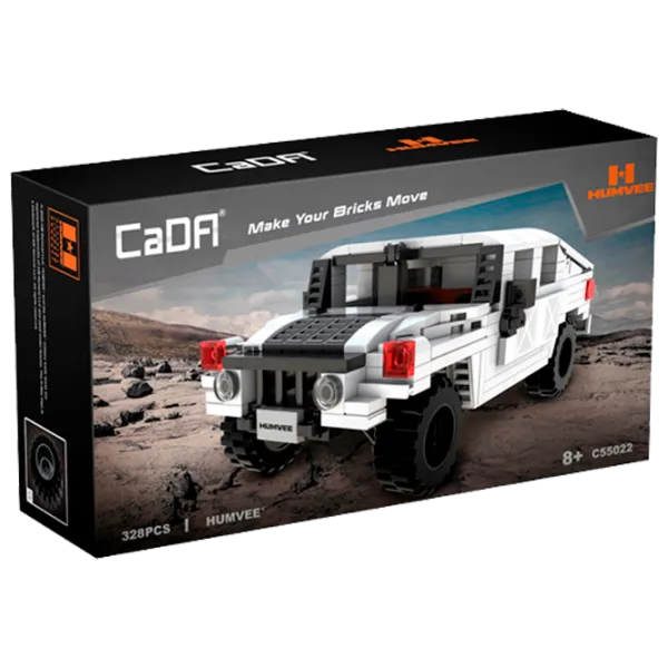Конструктор CaDa Hummer Humvee Автомобиль/ Белый photo 1