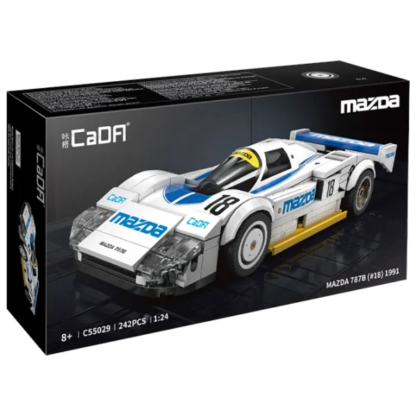 Конструктор CaDa Mazda 787B Автомобиль/ Белый photo 1