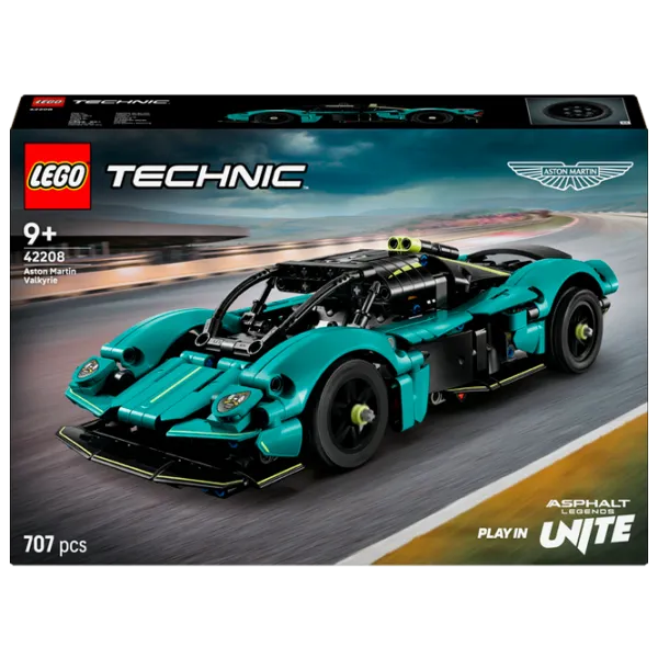 Constructor LEGO Aston Martin Valkyrie Mașină/ Aquamarin photo 1