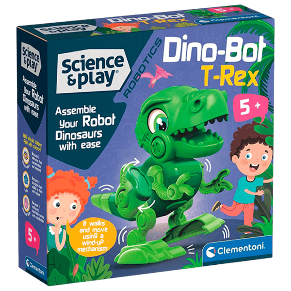 Constructor Clementoni Dino Bot T-rex Clasic/ Orange photo 1