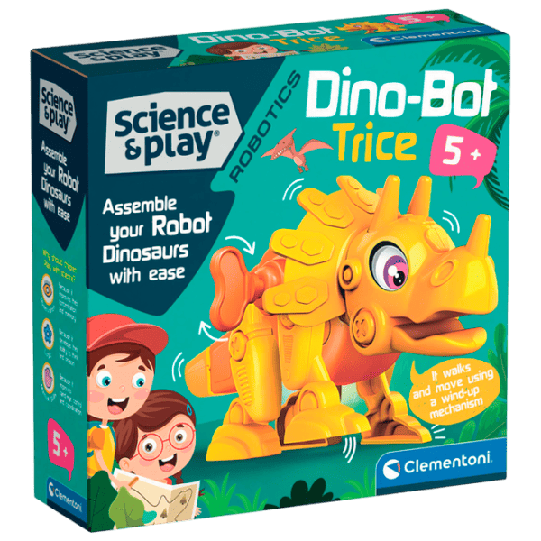 Constructor Clementoni Dino Bot Triceratops Clasic/ Orange photo 1