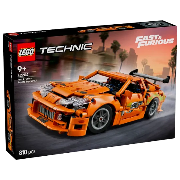 Конструктор LEGO Fast & Furious Toyota Supra MK4 Автомобиль/ Оранжевый photo 1