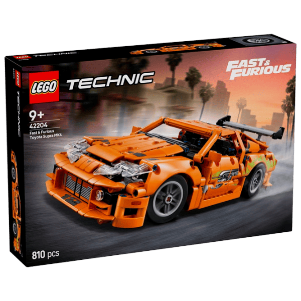 Конструктор LEGO Fast & Furious Toyota Supra MK4 Автомобиль/ Оранжевый photo 1