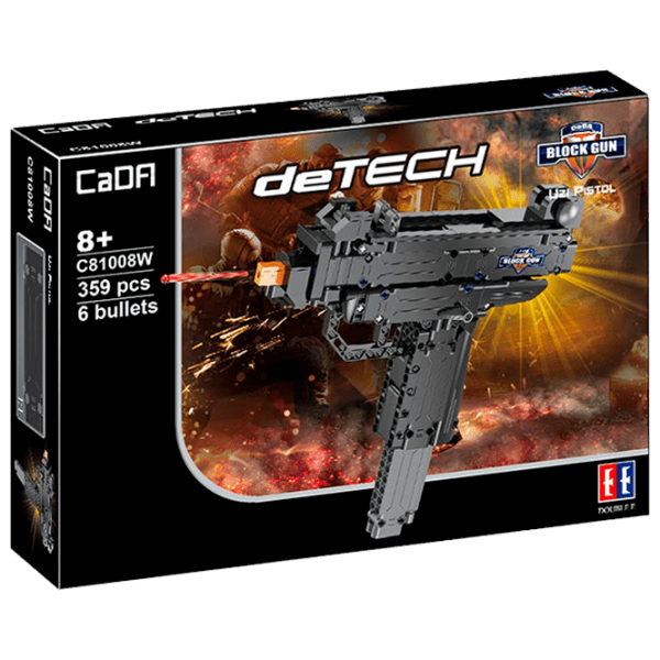 Конструктор CaDa Uzi Pistol Классический/ Черный photo 1