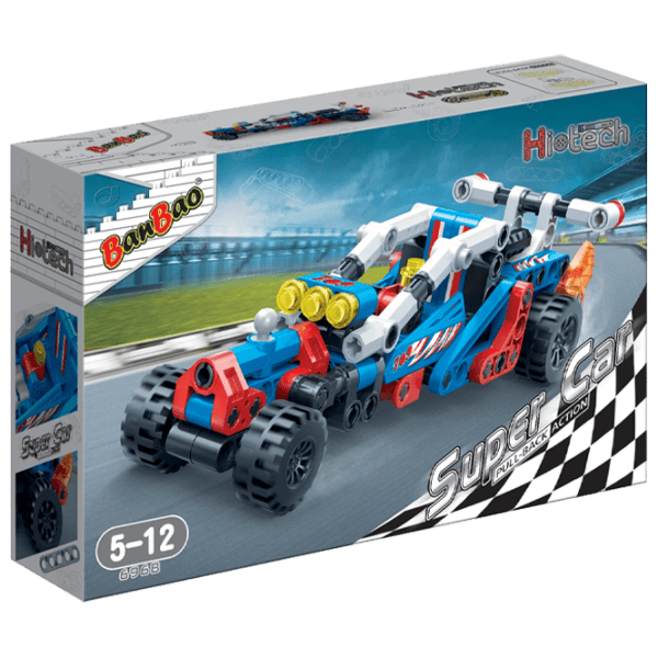 Конструктор BanBao Super Car Транспорт/ Разноцветный photo 1