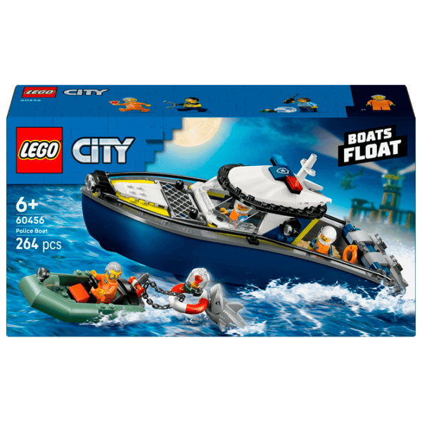 Конструктор LEGO Police Boat Полиция/ Синий photo 1