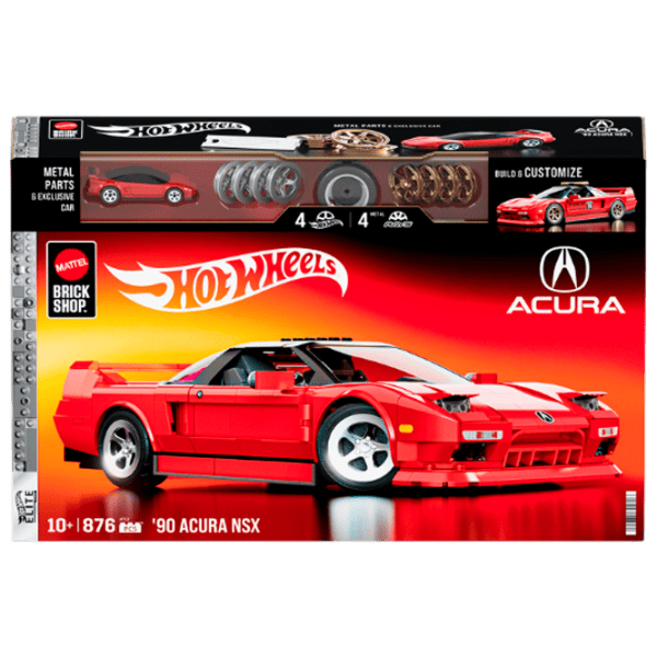 Конструктор Mattel ’90 Acura NSX Автомобиль/ Красный photo 1