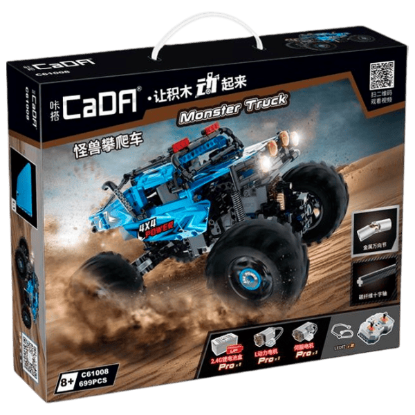 Конструктор с радиоуправлением CaDa Monster Truck Автомобиль/ Синий photo 1