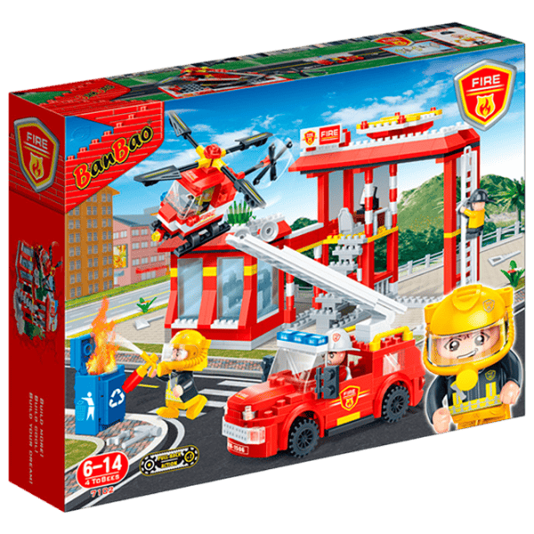 Constructor BanBao Pompierii Clasic/ Red photo 1