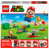 Constructor LEGO Adventures with Interactive Mario Clasic/ Multicolor