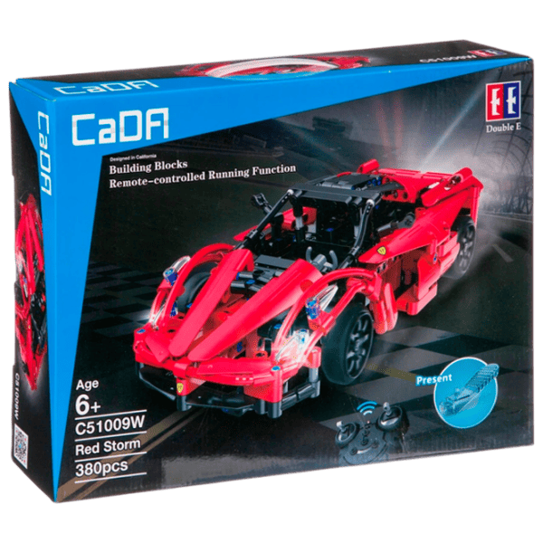 Конструктор с радиоуправлением CaDa Red Storm Автомобиль/ Красный photo 1