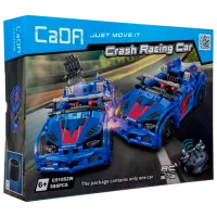 Конструктор с радиоуправлением CaDa Crash Racing Car Автомобиль/ Синий
