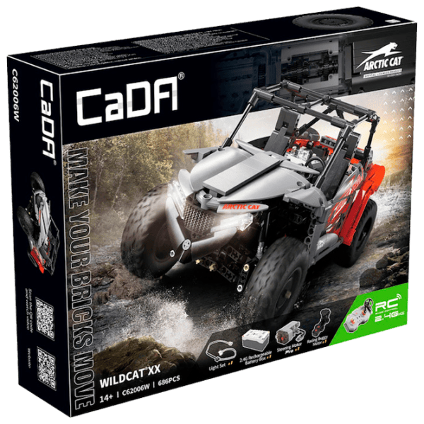 Конструктор с радиоуправлением CaDa Wildcat XX Транспорт/ Серый photo 1