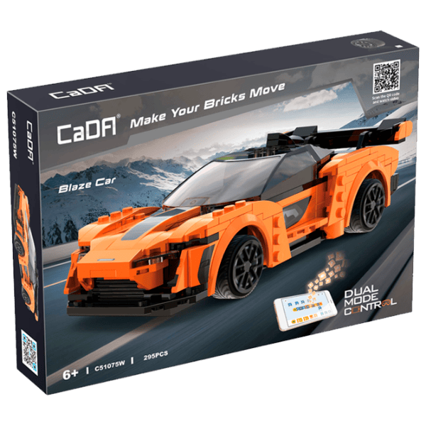 Конструктор с радиоуправлением CaDa Blaze Car Автомобиль/ Оранжевый photo 1