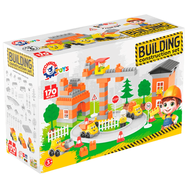 Constructor Technok Building Construction Set Clasic/ Orange photo 1