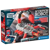Constructor cu telecomandă Clementoni Scorpion Robot Robot/ Gray