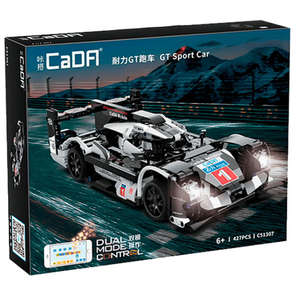 Конструктор с радиоуправлением CaDa GT Sport Car Автомобиль/ Белый photo 1