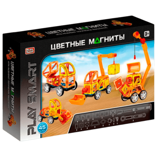 Constructor Play Smart Transport pentru construcții Creativ/ Orange photo 1