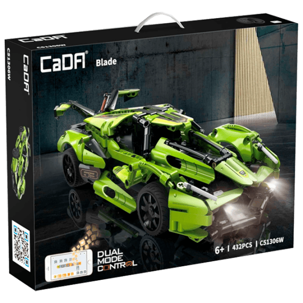 Конструктор с радиоуправлением CaDa Blade Автомобиль/ Зеленый photo 1