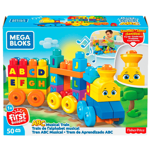 Конструктор Mega Bloks Musical Train Классический/ Синий photo 1