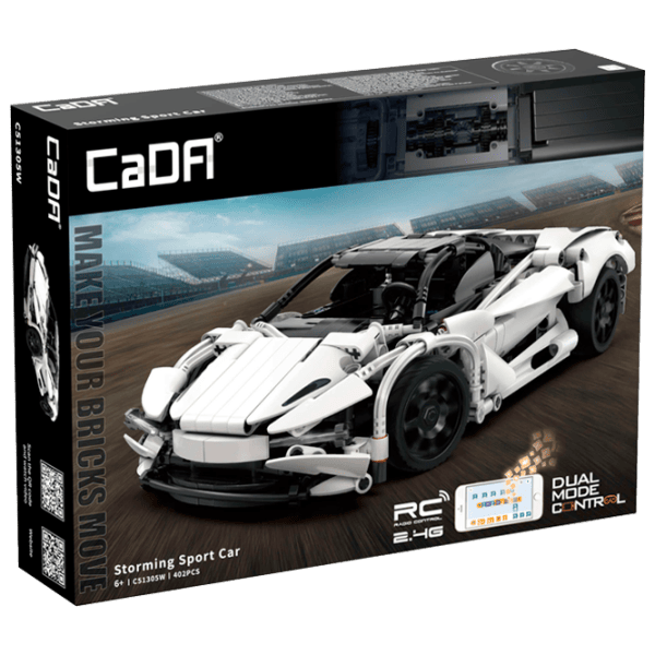 Конструктор с радиоуправлением CaDa Storming Sport Car Автомобиль/ Белый photo 1