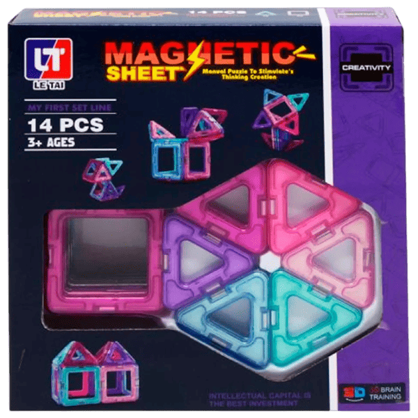 Конструктор Le Tai Magnetic Sheet Классический/ Разноцветный photo 1