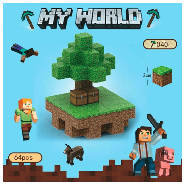 Constructor My World Magnetic Cube Building Sets Clasic/ Multicolor photo 1