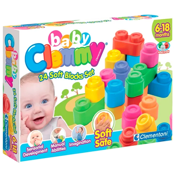 Constructor Clementoni Soft Blocks Set Creativ/ Multicolor photo 1