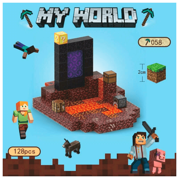 Constructor My World Magnetic Cube Building Sets Clasic/ Multicolor photo 1