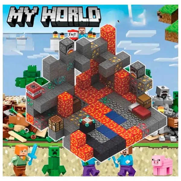 Constructor My World Magnetic Cube Building Sets Clasic/ Multicolor photo 1