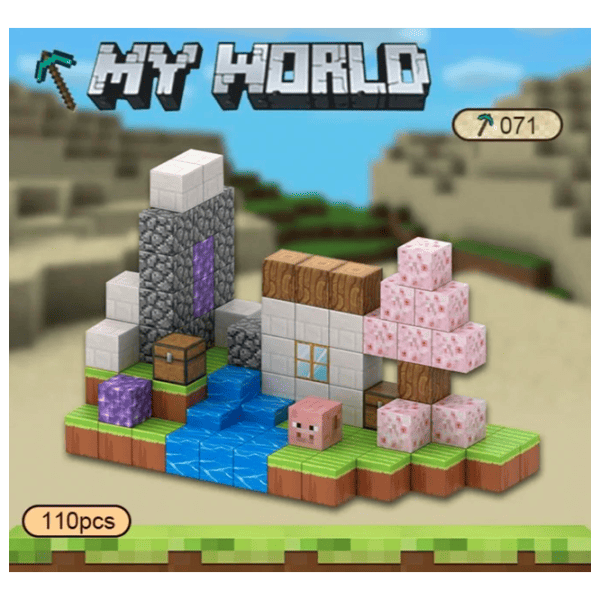 Constructor My World Magnetic Cube Building Sets Clasic/ Multicolor photo 1