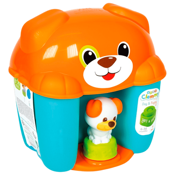 Constructor Clementoni Toy Dog & Puppy Basket Clasic/ Blue photo 1
