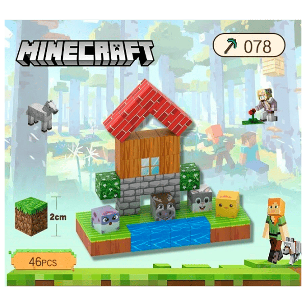 Constructor My World Magnetic Cube Building Sets Clasic/ Green photo 1