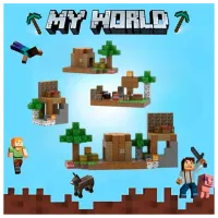 Конструктор My World Magnetic Cube Building Sets Классический/ Разноцветный