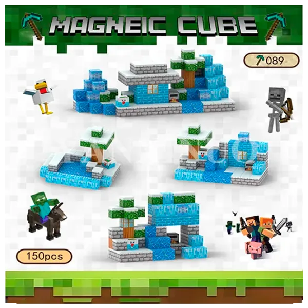 Constructor My World Magnetic Cube Building Sets Clasic/ Multicolor photo 1
